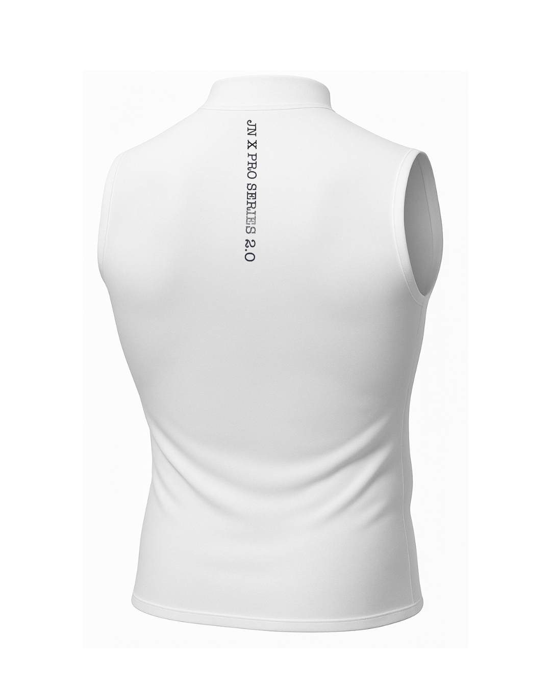 White Sleeveless Compression Shirt Mockup